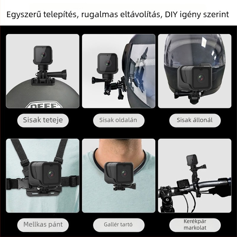 Z03 akciókamera – 1080P, Wi-Fi, vízálló, 2MP szenzor, 3,5 órás akkumulátor-élettartam