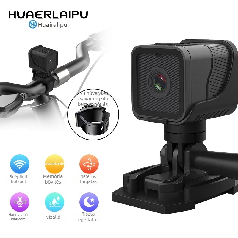 Z03 akciókamera – 1080P, Wi-Fi, vízálló, 2MP szenzor, 3,5 órás akkumulátor-élettartam