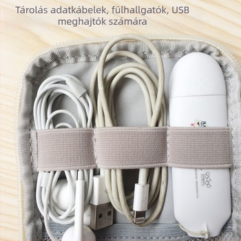 Utazótáska, modell A025, nylon, digitális tárolás, forma: kézitáska
