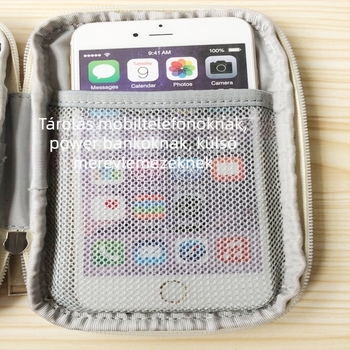 Utazótáska, modell A025, nylon, digitális tárolás, forma: kézitáska