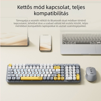 Okr251 Vezeték nélküli billentyűzet és USB egér készlet – 1600dpi, vezeték nélküli billentyűzet, USB egér