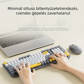 Okr251 Vezeték nélküli billentyűzet és USB egér készlet – 1600dpi, vezeték nélküli billentyűzet, USB egér