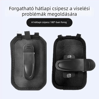 COOSOF BHT1 rendvédelmi testkamera védőtok öv- és nyakpánttal