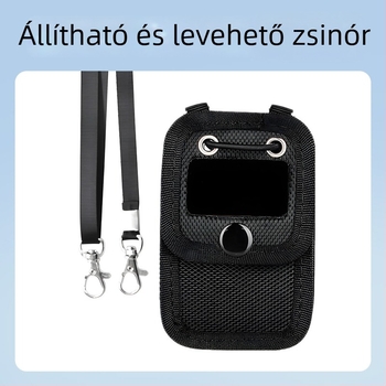 COOSOF BHT1 rendvédelmi testkamera védőtok öv- és nyakpánttal