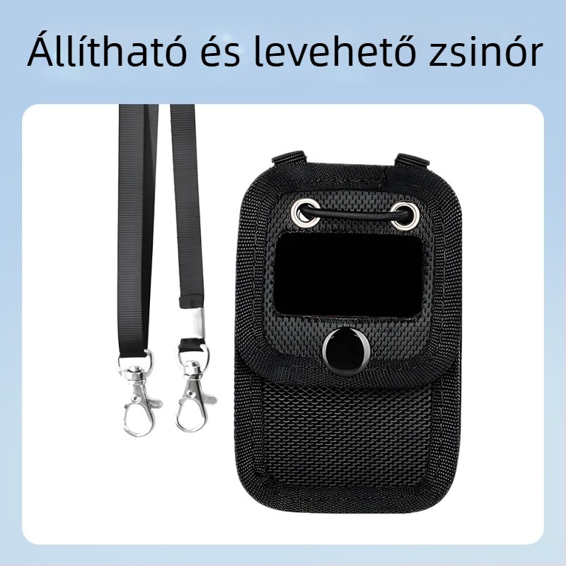 COOSOF BHT1 rendvédelmi testkamera védőtok öv- és nyakpánttal