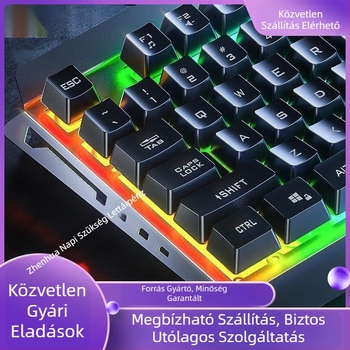 Infick K2 USB kábeles billentyűzet és egér készlet játékhoz és irodába