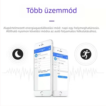 Vezeték nélküli vízálló GPS-lokátor H10, 5 m GPS-pontosság, IP68 vízállóság, geofence riasztás