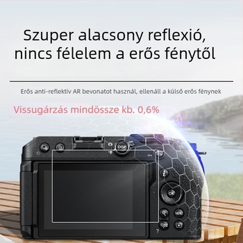 Nikon Z30 kijelzővédő fólia AR-anti-reflexiós PET fólia, kompatibilis Z30/Z6II/Z8, megmunkált kivitel
