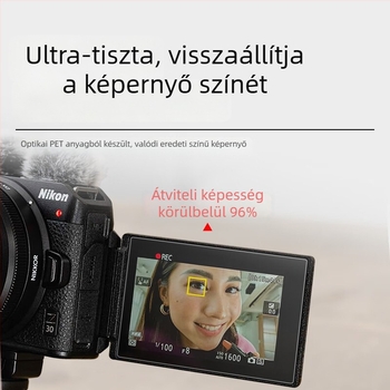 Nikon Z30 kijelzővédő fólia AR-anti-reflexiós PET fólia, kompatibilis Z30/Z6II/Z8, megmunkált kivitel