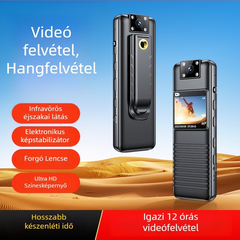Yushton A70 akciókamera 1,3 hüvelykes LCD-vel, 5 MP, TF-kártya, ABS ház, 8 órás üzemidő
