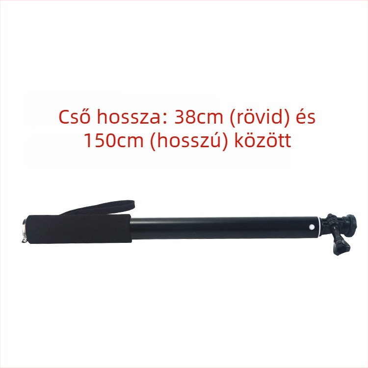 Selfie bot fényerősítéssel – 5 részes alumíniumötvözet, DP1.5 modell, Diyamei, teherbírás 2–5 kg, hordozható autótartó