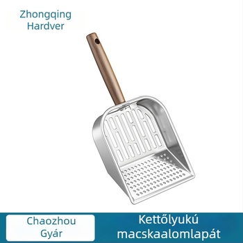 Fém macskaalom- és macskaeledel kanál, egy darabos kialakítás, Zhongqing Hardware