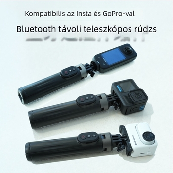 YOCTOP Vlog távirányítós szelfibot Insta360-hoz – Kompatibilis X2/X3/X4/X5 GO3 Ace; Anyag: műanyag