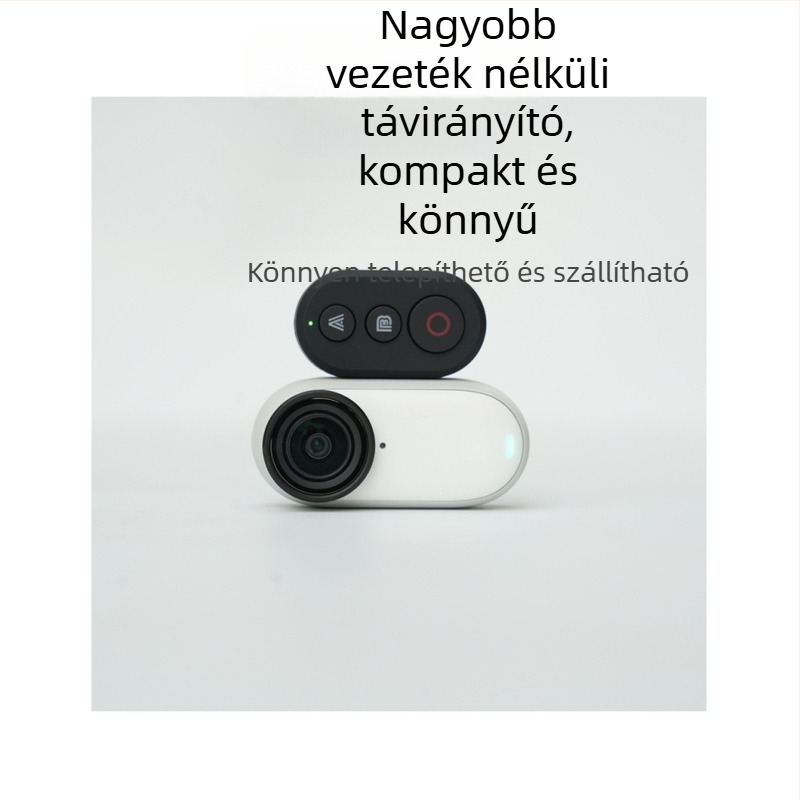 YOCTOP Vlog távirányítós szelfibot Insta360-hoz – Kompatibilis X2/X3/X4/X5 GO3 Ace; Anyag: műanyag