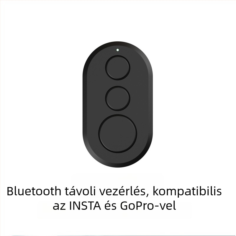 YOCTOP Vlog távirányítós szelfibot Insta360-hoz – Kompatibilis X2/X3/X4/X5 GO3 Ace; Anyag: műanyag