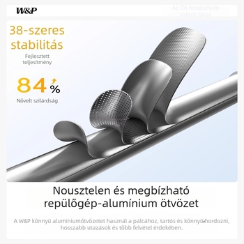 Mobiltelefonos szelfi bot háromlábú állvány — ötvözet, világítás, Bluetooth, távvezérlő
