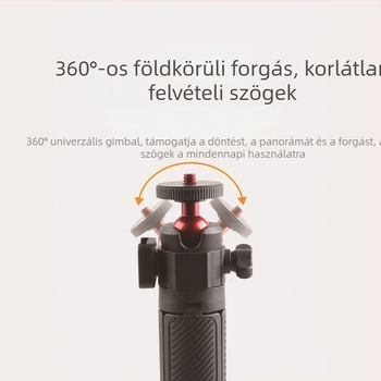 Szyi Ac40 Kézi Gimbal Trípod — alumíniumötvözet + szilikon, akciókamerákhoz