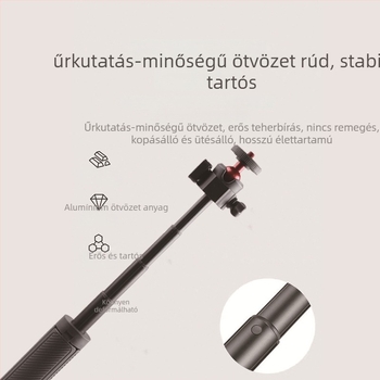 Szyi Ac40 Kézi Gimbal Trípod — alumíniumötvözet + szilikon, akciókamerákhoz