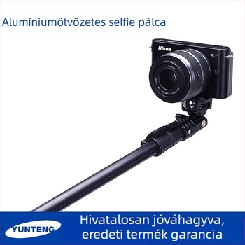 Yunteng YT-088 / YT-188 Univerzális selfie bot telefonokhoz és tükröző nélküli kamerákhoz, alumíniumötvözet, Bluetooth nem támogatott, Távirányító nincs benne