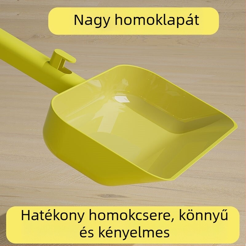 Többfunkciós, nagyméretű macskaalomkanál