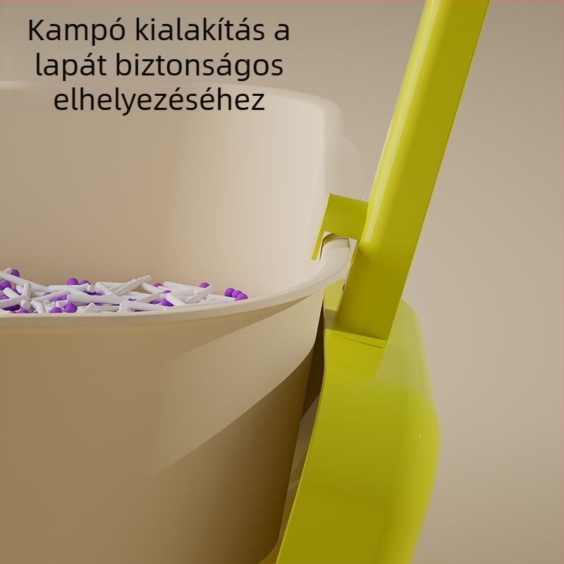 Többfunkciós, nagyméretű macskaalomkanál