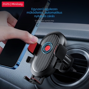 Autótelefon tartó - műanyag, univerzális, rezgéscsillapító (Márka: Quality table)