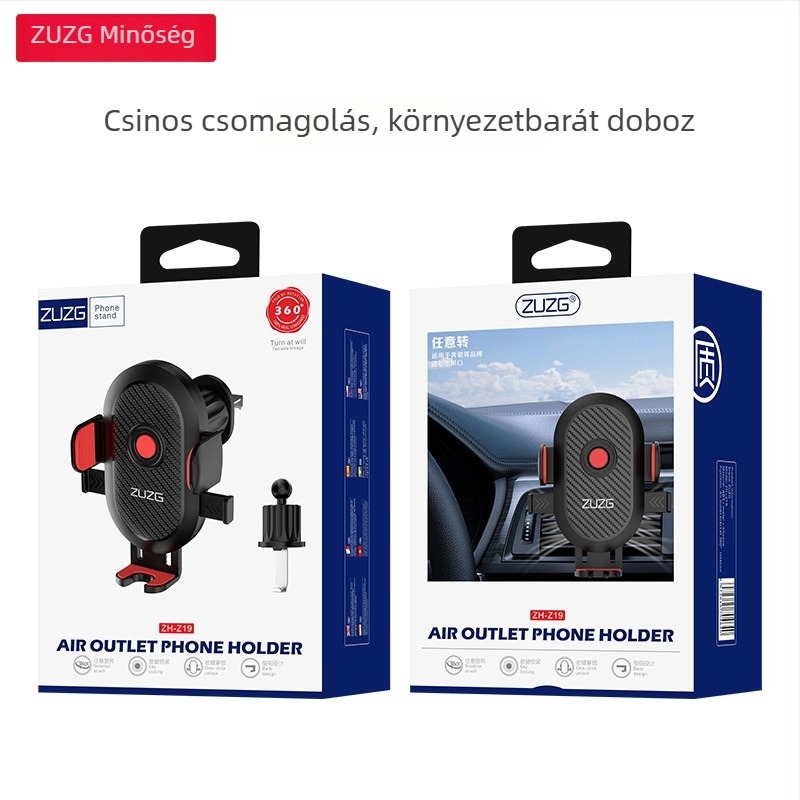 Autótelefon tartó - műanyag, univerzális, rezgéscsillapító (Márka: Quality table)
