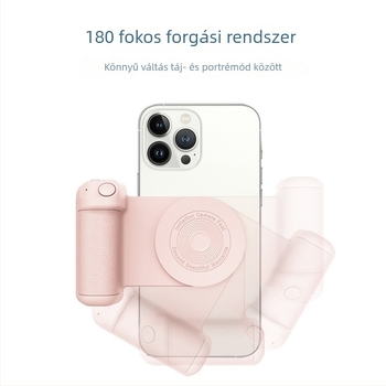 Bluetooth kamera fogantyú mágneses csatlakozással és MagSafe asztali vezeték nélküli töltéssel, ABS LMH-P005