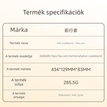 Csukló-támasz memóriahab, kétoldalas, LYCRA anyagból, irodai használatra