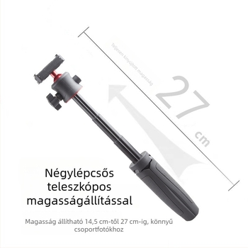 Dji Action 6 mágneses kézi szelfi bot, mini asztali teleszkópos állványhoz, ötvözet szerkezet, sportkamerákhoz való kiegészítő
