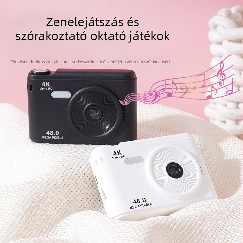 Zhishengda Z01 Gyerekjáték Kamera, 2,4 hüvelykes LCD, 48MP, PC-ház