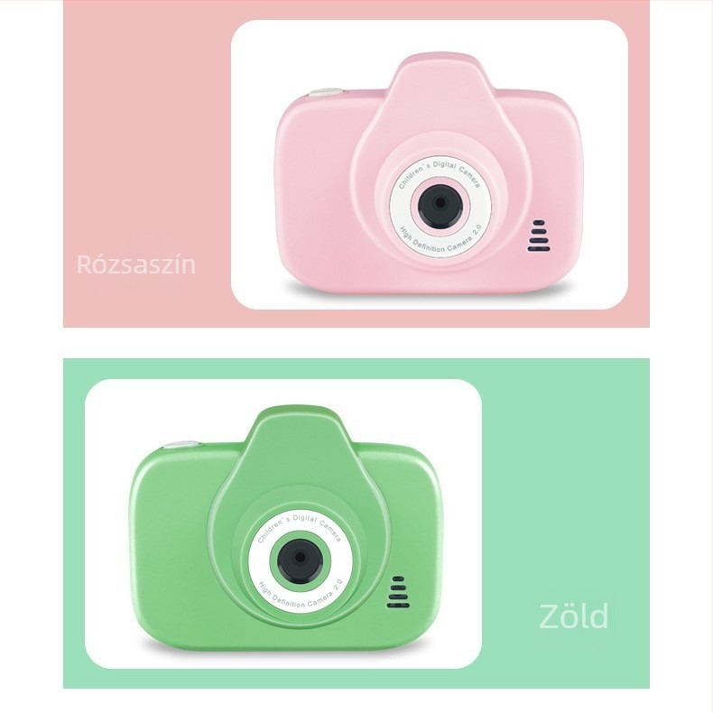 X300 gyerekeknek szánt mini kamera 2,4 hüvelykes LCD-vel, 1–5 MP szenzor, TF-kártya, videófelvétel