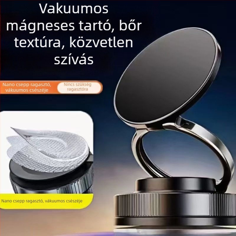 Gépjármű telefon tartó – univerzális, fémből készült, rezgésálló funkció, epoxi bevonat