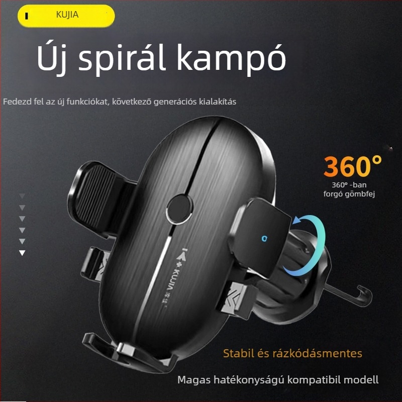 Kujia autós telefon-tartó gravitációs anti‑rezgés rendszerrel, univerzális APS anyag