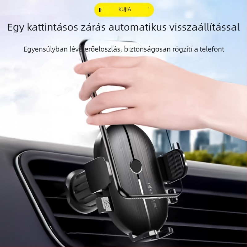 Kujia autós telefon-tartó gravitációs anti‑rezgés rendszerrel, univerzális APS anyag