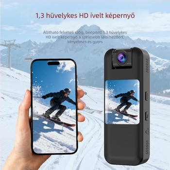 4G-s hordozható felvevő képernyővel, távoli videohívásokkal, kompakt kamera sport- és biztonsági célokra