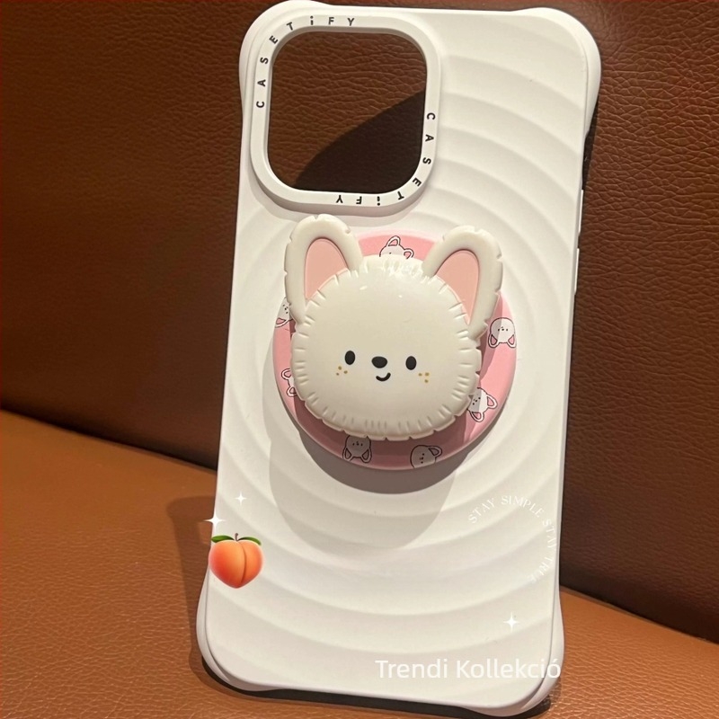 INS Karikatúra West Highland White Terrier MagSafe asztali tartó erős mágneses tapadással és teleszkópos légpárnával