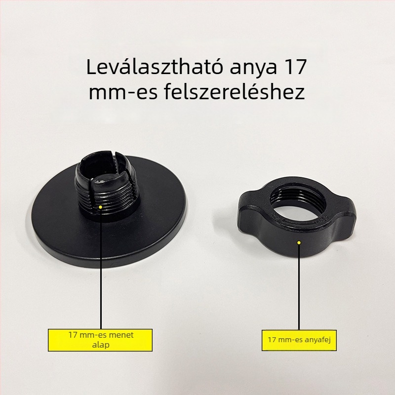 N52 erős mágneses szívófej, MagSafe-kompatibilis, 17 mm-es golyófej, univerzális autó tartó