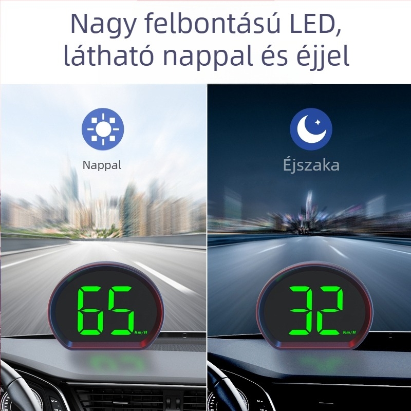 Új X3 autó HUD kijelző GPS sebességmérővel