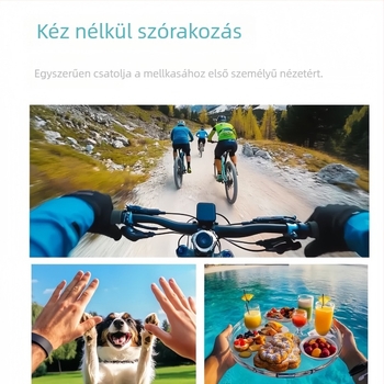 D07jc Hordozható kézi sportkamera hátsó klippel, videó- és fényképfelvétel, TF-kártya tárhely, ≤1 MP felbontás, 0–1 órás üzemidő, kemény műanyag test