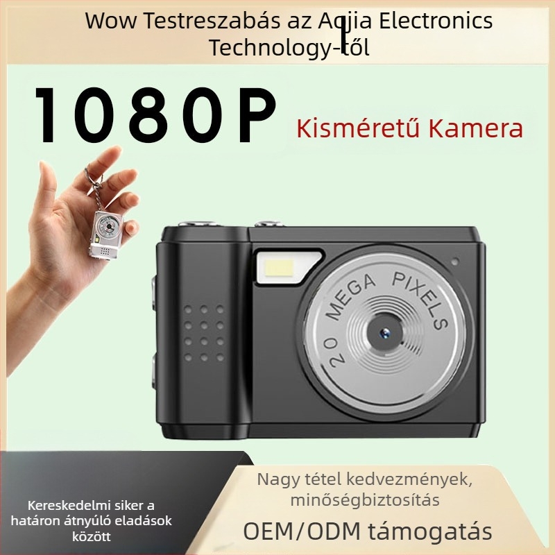 Személyre szabott mini kamera medál — hordozható kampusz kamera, TF kártya, 1–5 MP, ABS ház, videó és fénykép