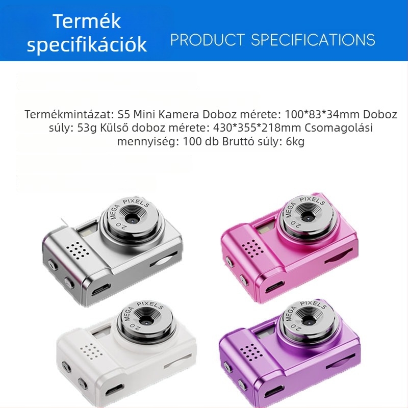 Személyre szabott mini kamera medál — hordozható kampusz kamera, TF kártya, 1–5 MP, ABS ház, videó és fénykép