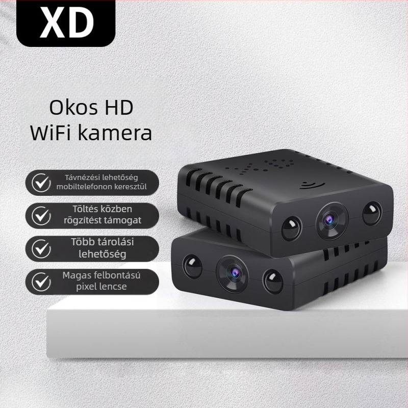 Xd okos 1080P HD megfigyelő kamera infravörös éjszakai látással, távoli hozzáférés mobiltelefonról, TF-kártya tárhely, 1–5 MP szenzor