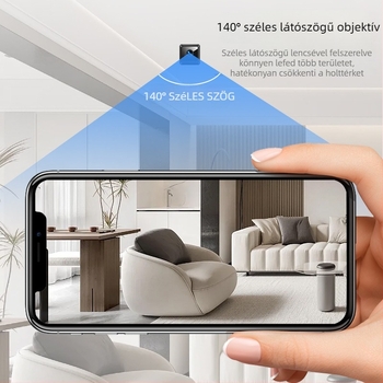W02 Vezeték nélküli beltéri megfigyelő kamera 1080p HD TF-kártya támogatással