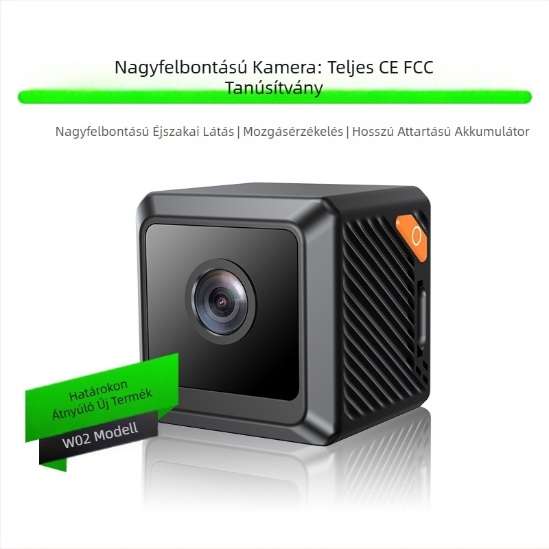W02 Vezeték nélküli beltéri megfigyelő kamera 1080p HD TF-kártya támogatással