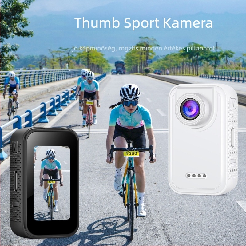 D200 Panorámás sportkamera 1,3 hüvelykes LCD-vel, 3 MP szenzor, ABS váz, memóriakártya-támogatás, akkumulátor üzemideje 2–3 óra