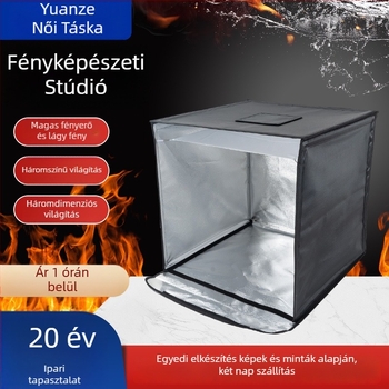 Kis összecsukható fotóstúdió személyes fotózáshoz, modell Photo studio, testreszabható gyártási terület, súly 3
