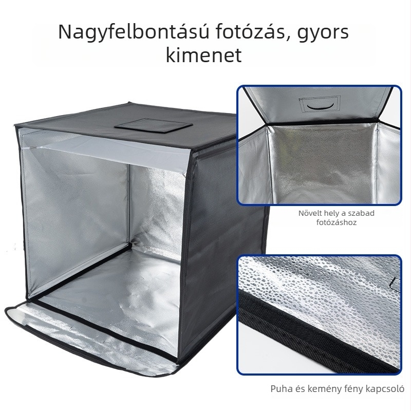 Összecsukható fotóstúdió softbox 40/60/70