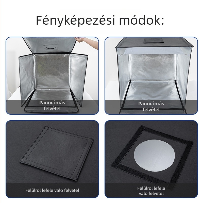 Összecsukható fotóstúdió softbox 40/60/70