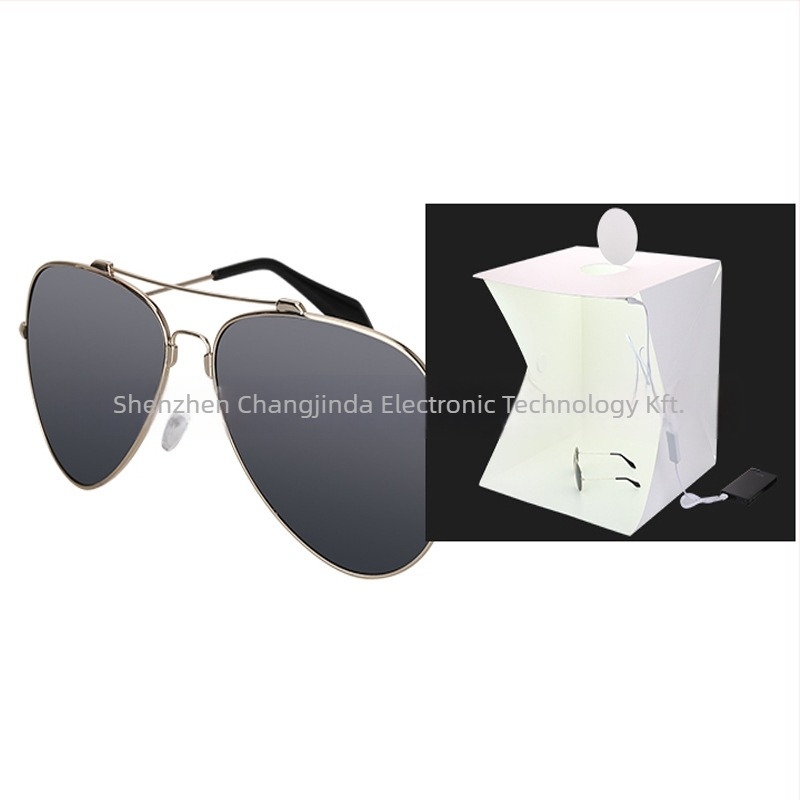 Changjinda 4-002 Mini fotóstúdió, PP anyag, kijelző 30